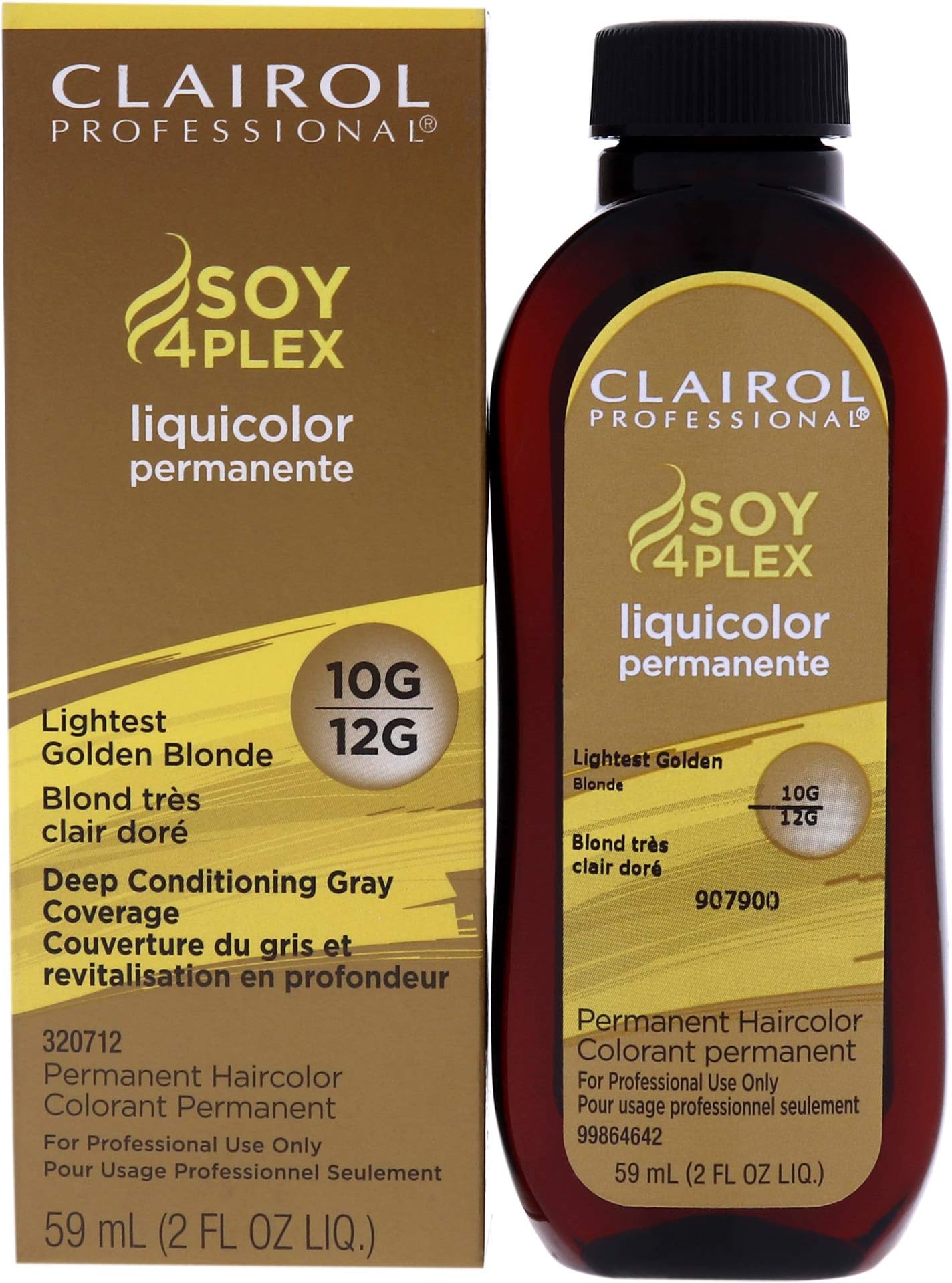 Liquicolor Permanent for Hair, 12g/10g Lighter Golden Blonde, 2 oz.