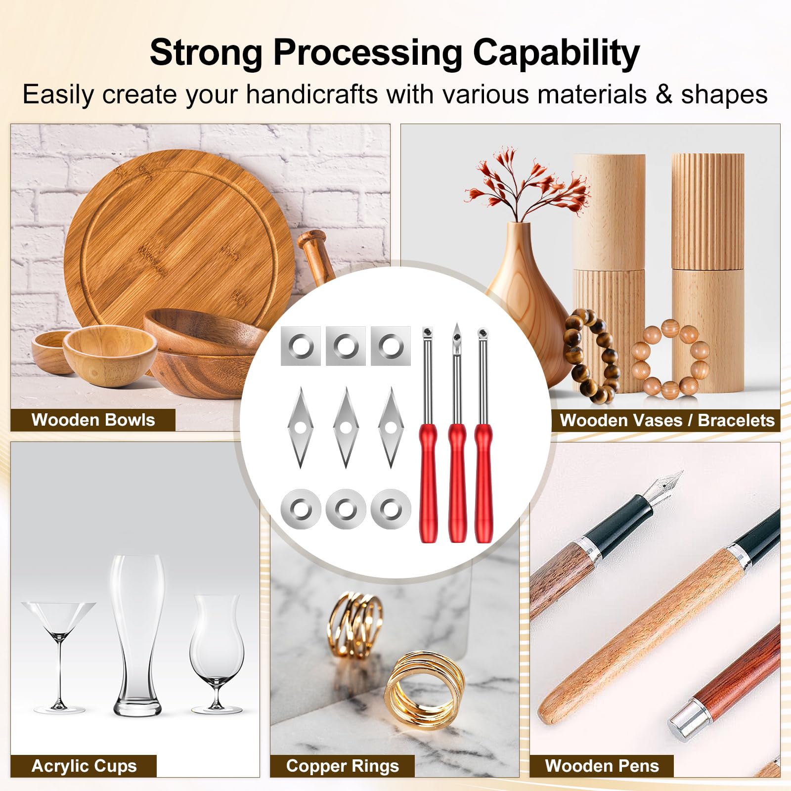 ArtyMaster Carbide Inserts - Durable Turning Tools -6 ArtyMaster Carbide Inserts - Durable Turning Tools -6