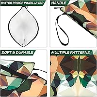 Vista 4 de Nordic By Nature - Bolsas reutilizables de doble capa para sándwiches y aperitivos, sin BPA, fáciles de limpiar, bolsas de almuerzo escolar