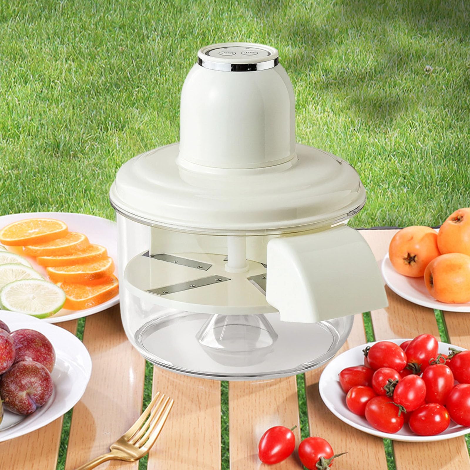 Pelador eléctrico inteligente de piel de uva, fácil operación, resultados profesionales de pelado de 200 mm para entornos comerciales en el hogar, máquina peladora automática de frutas