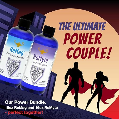 Miniatura 4 de RnA ReSet ReMag & ReMyte - Paquete de suplemento líquido de magnesio y multimineral, 16.2 onzas líquidas cada uno (paquete de 2)