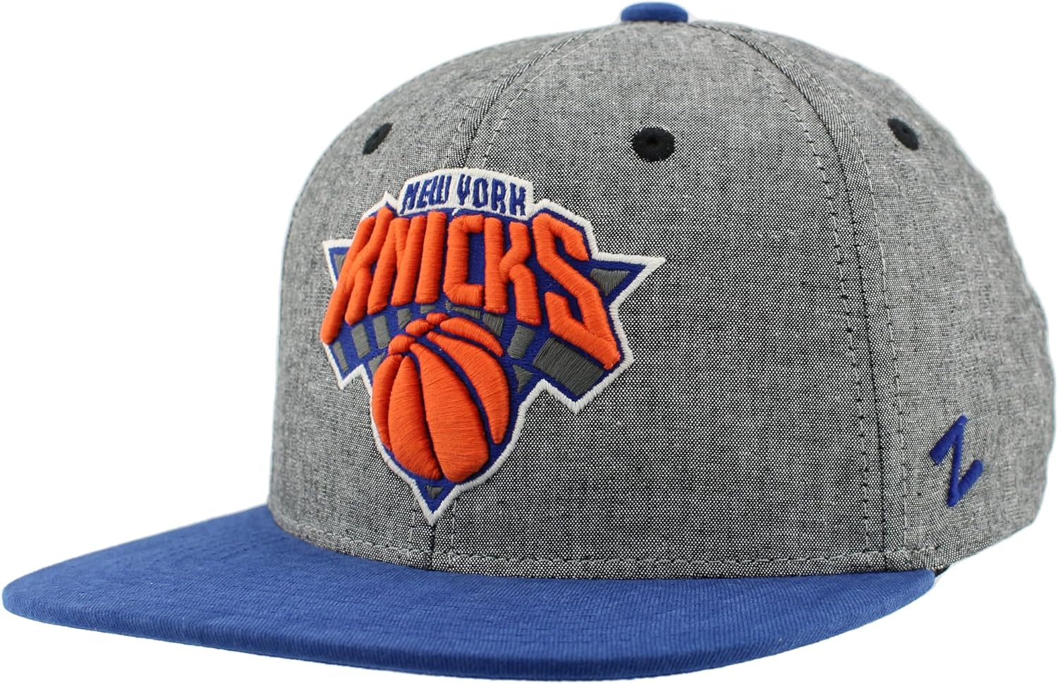 ZHATS NBA Unisex-Adult NBA Officially Licensed Adjustable Snapback Hat Heather Black