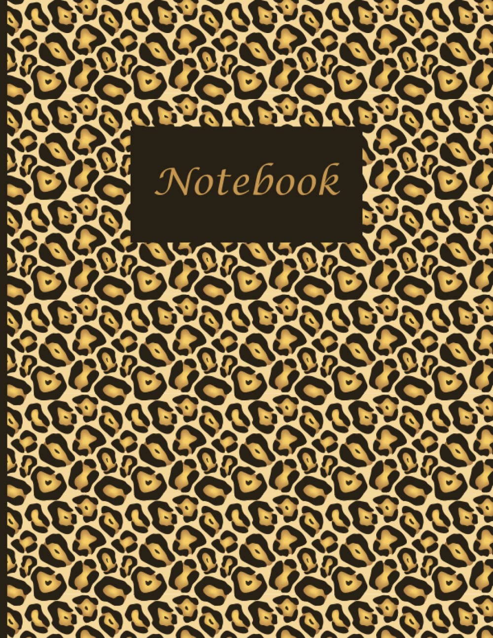 Notebook: Jaguar Pattern Composition Notebook Journal with Wide Ruled Paper