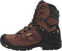 Vista 8 de KEEN Utility Botas de trabajo Dover de cuero impermeable con punta compuesta de 8 pulgadas para hombre