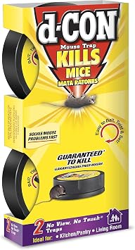 D-Con d-CON No View, No Touch Covered Mouse Trap, 2 Traps Pack of, 2 CT