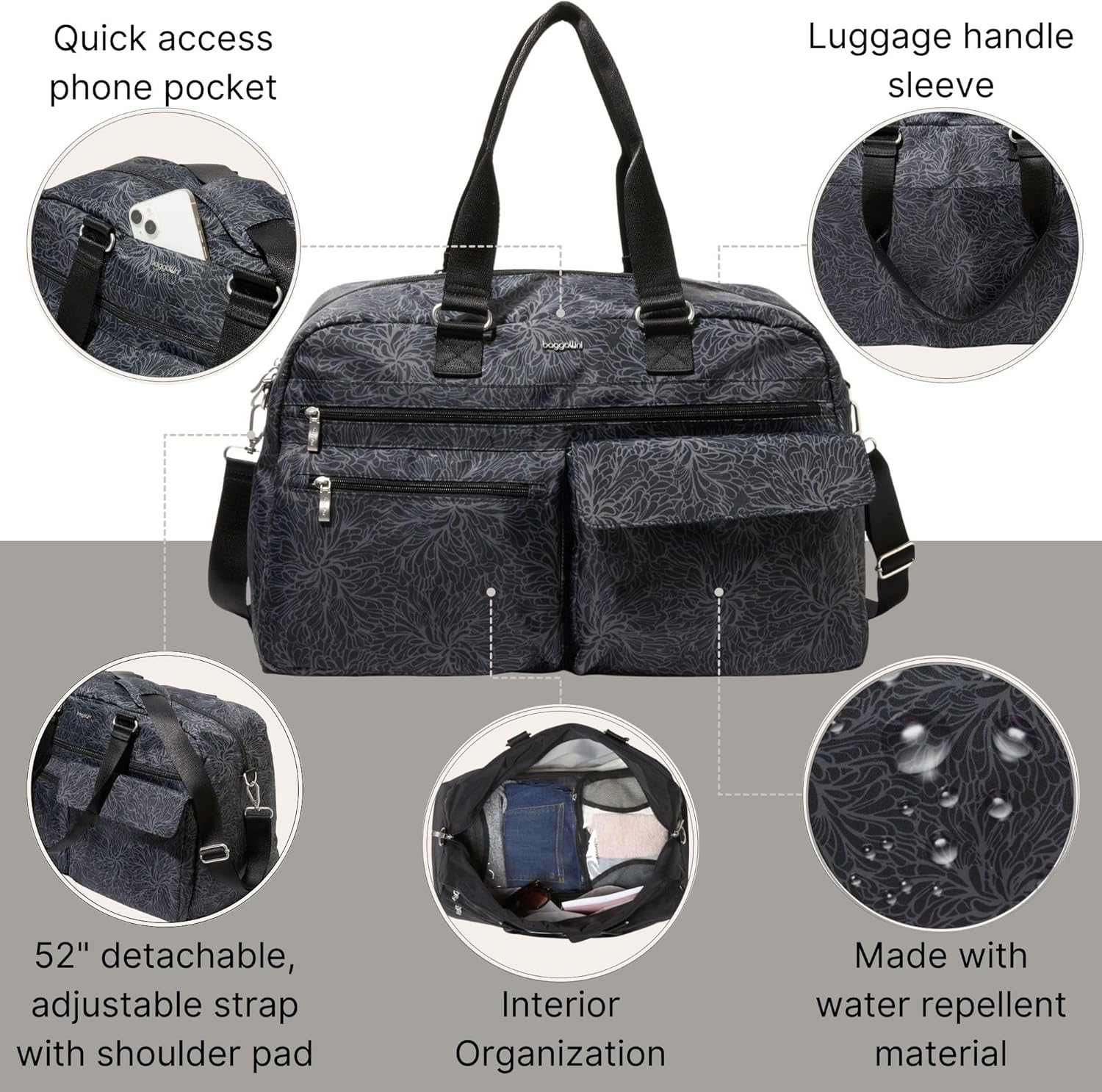 Baggallini Modern Everywhere Travel Duffel