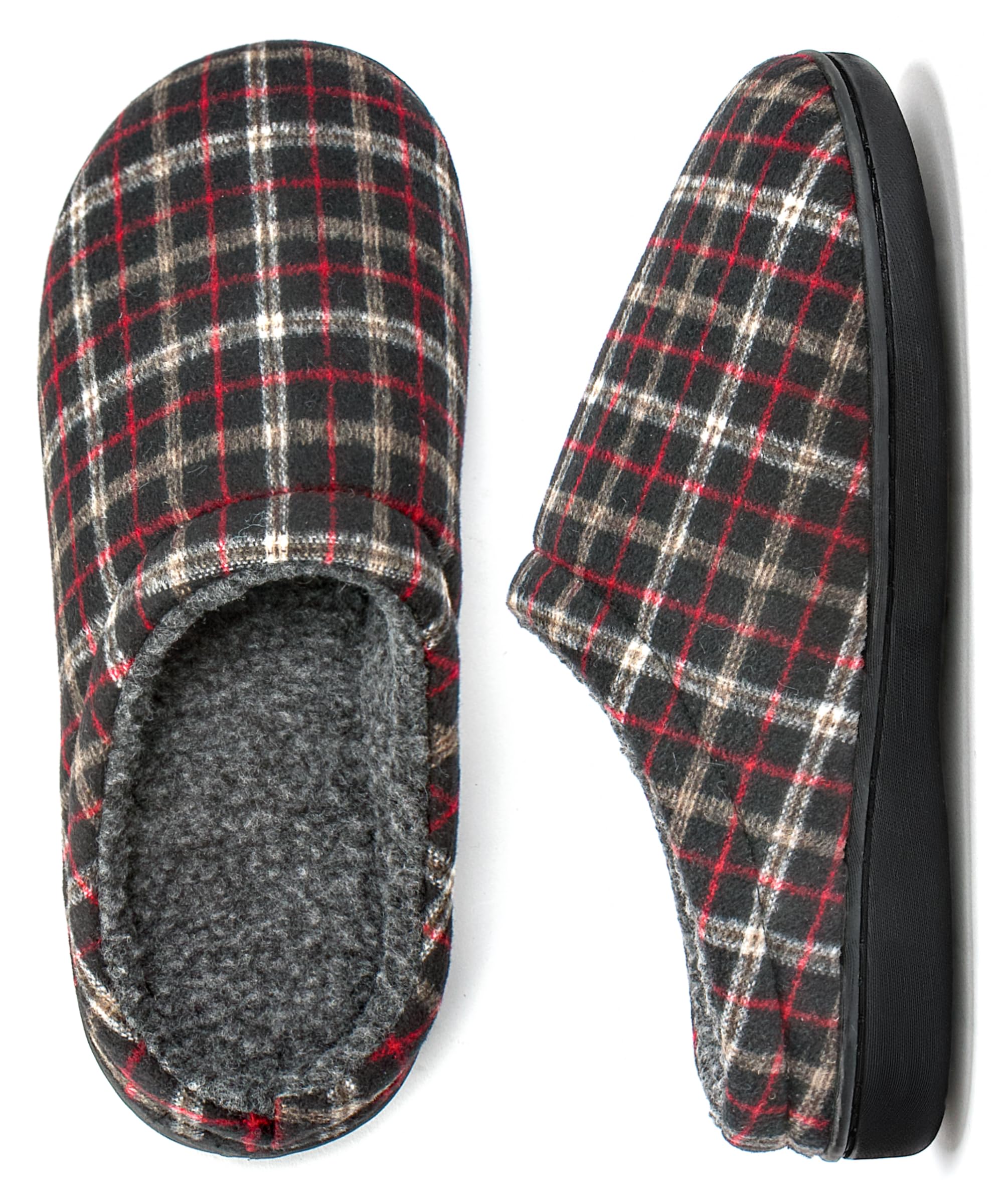 cosyone1997 Mens Slippers Memory Foam Non Slip Backless Moccasins