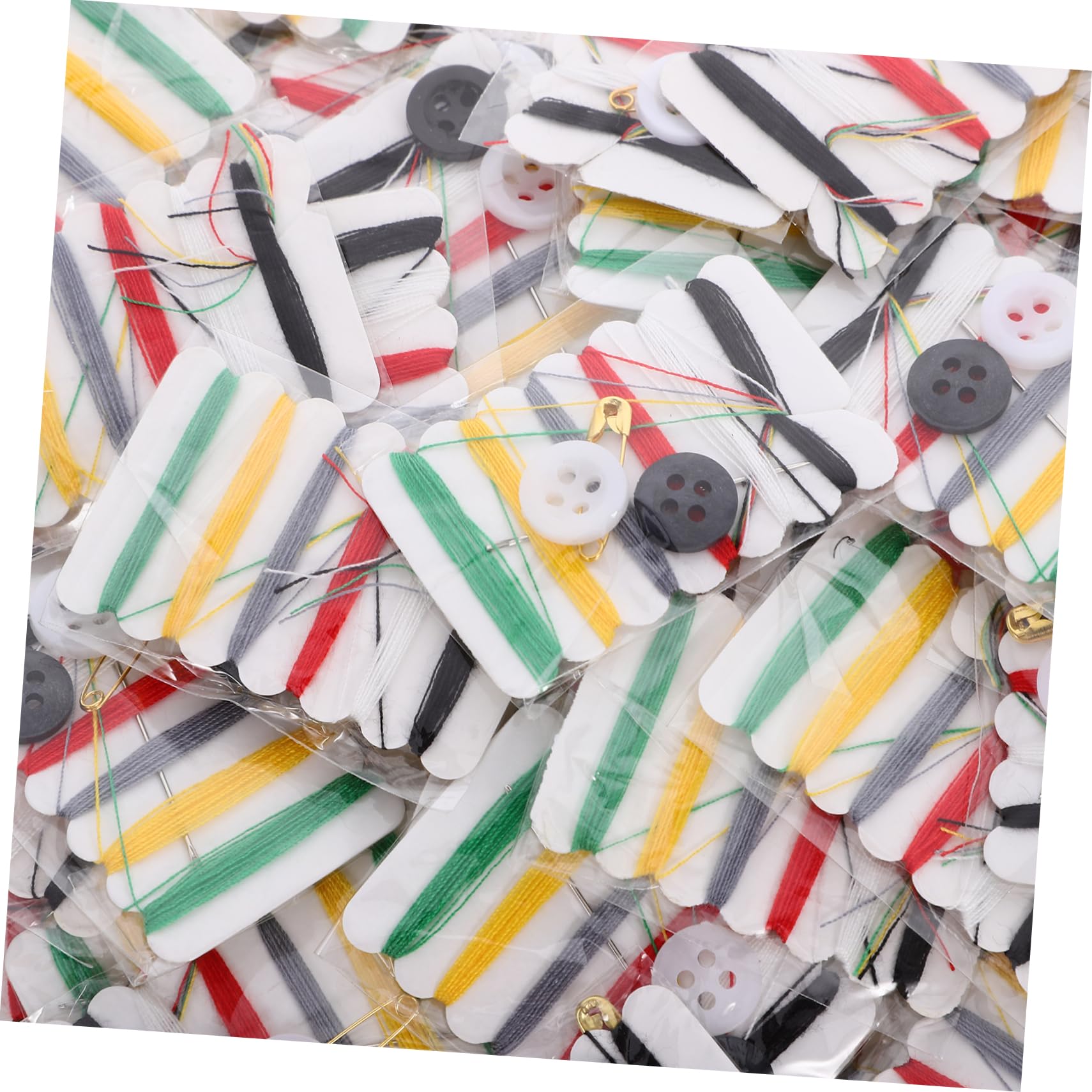 SHINEOFI 300confezioni Kit Da Cucito Portatile Ago e Filo Per Viaggi e Hotel Completo Di Strumenti Per Cucire Per Emergenze