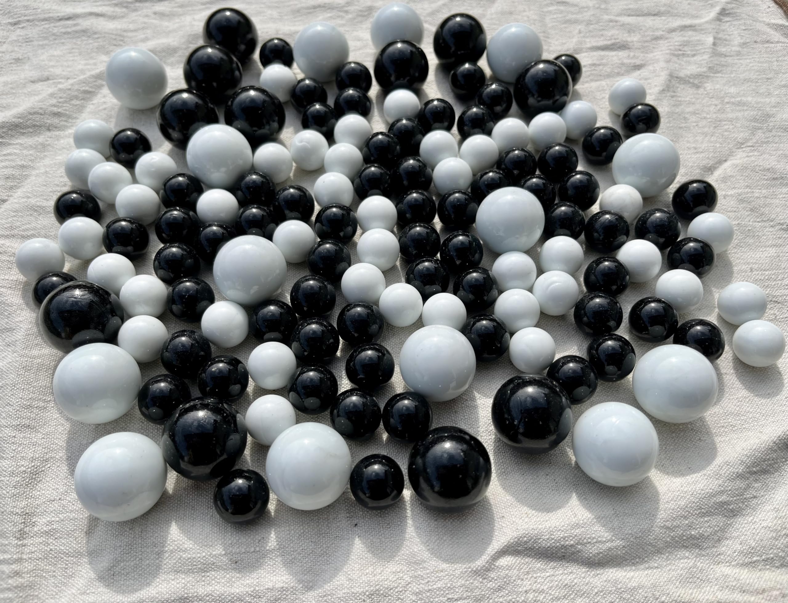 Lot De 95 Billes En Verre Blanches 16 Mm – Déco, Loisirs Créatifs, Aquarium Et Jeux – Fairy Tail & Glitzer Fee