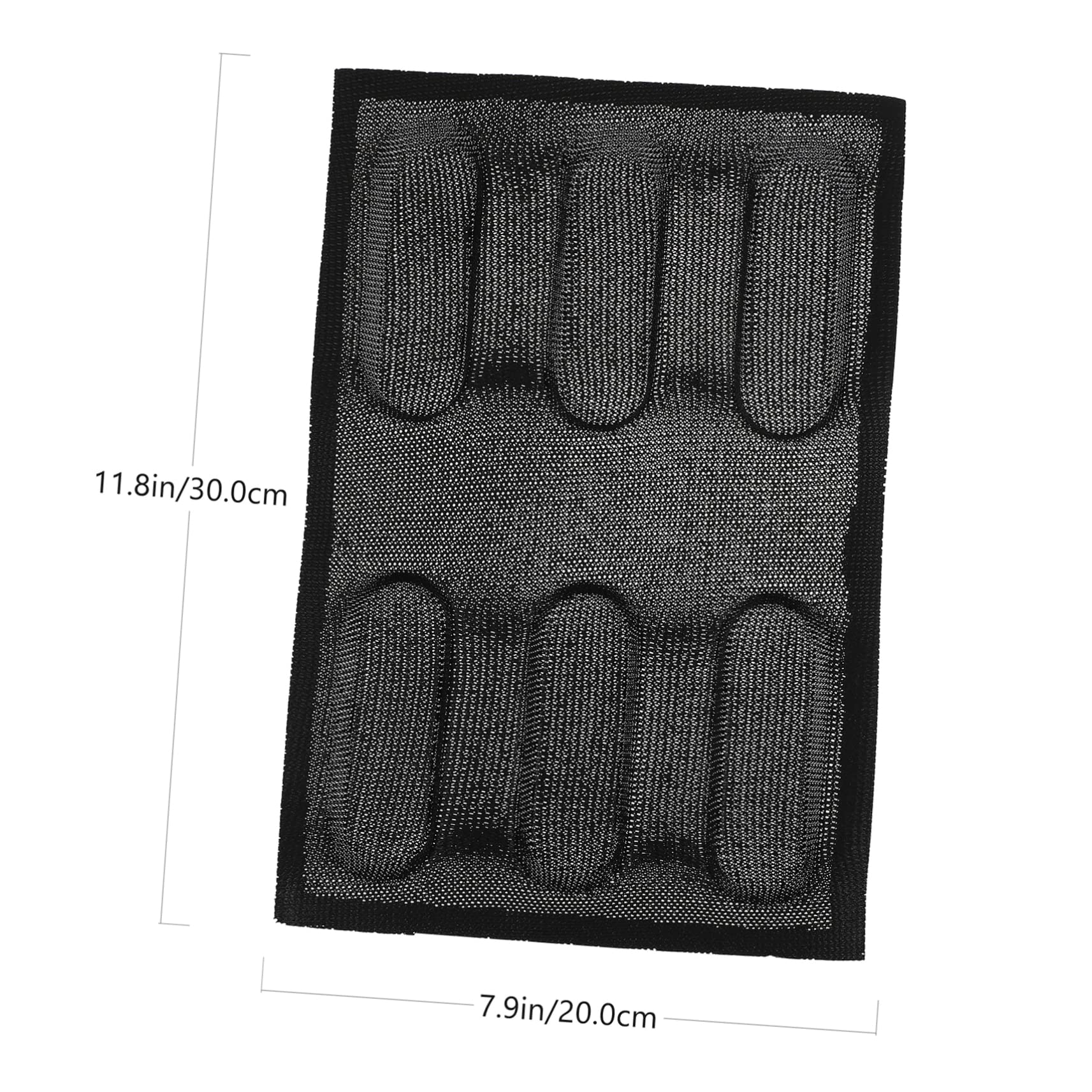 TOPBATHY 2pièces Moule à Silicone Non-adhésif Moule à Pratique Et Respirant Pour De Maison Alvéoles Couleur Noire