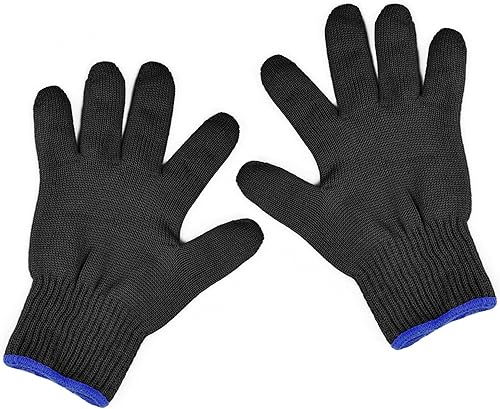 Miniatura 7 de Guantes profesionales resistentes al calor para peinar el cabello, guantes a prueba de calor, guantes de protección térmica para rizar la varita
