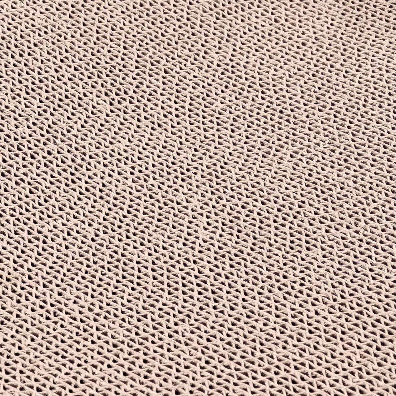 CanadianCat Company | Premium Kratzbrett XXL Saturn Kratzpappe für Katzen - wendbare Katzen-Kratzmatte in weiß, Langer Kratzspaß | ca. 90 x 30 x 5 cm