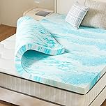 Mattress Topper, Twin XL Cooling Gel Memory Foam Bed Toppers, 2 Inch Soft Mattress Pads for Sleeper Sofa, RV, Camper, CertiPUR-US Certified