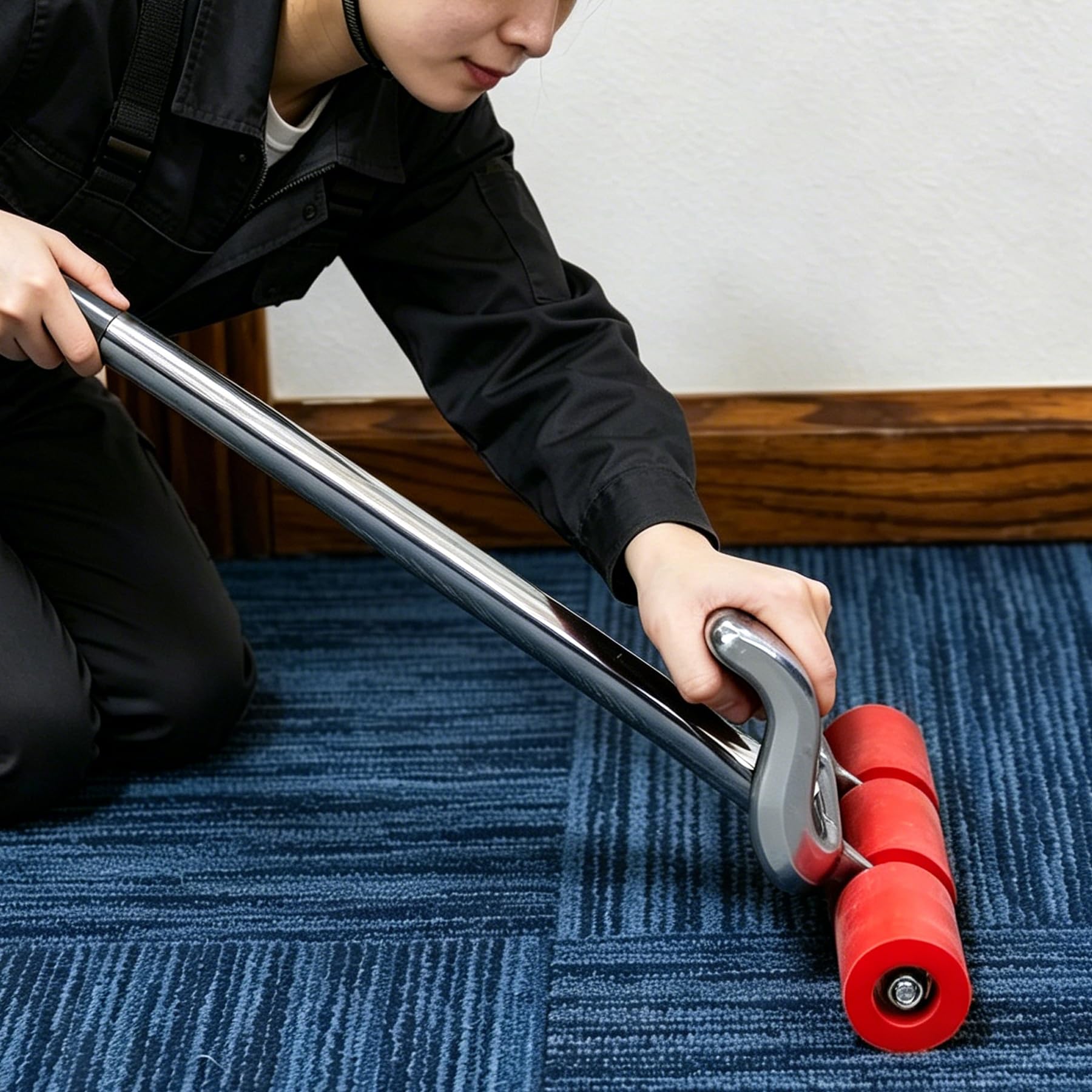 Rouleau extensible pour sol et mur LVT et vinyle, moquette, carrelage, linoléum