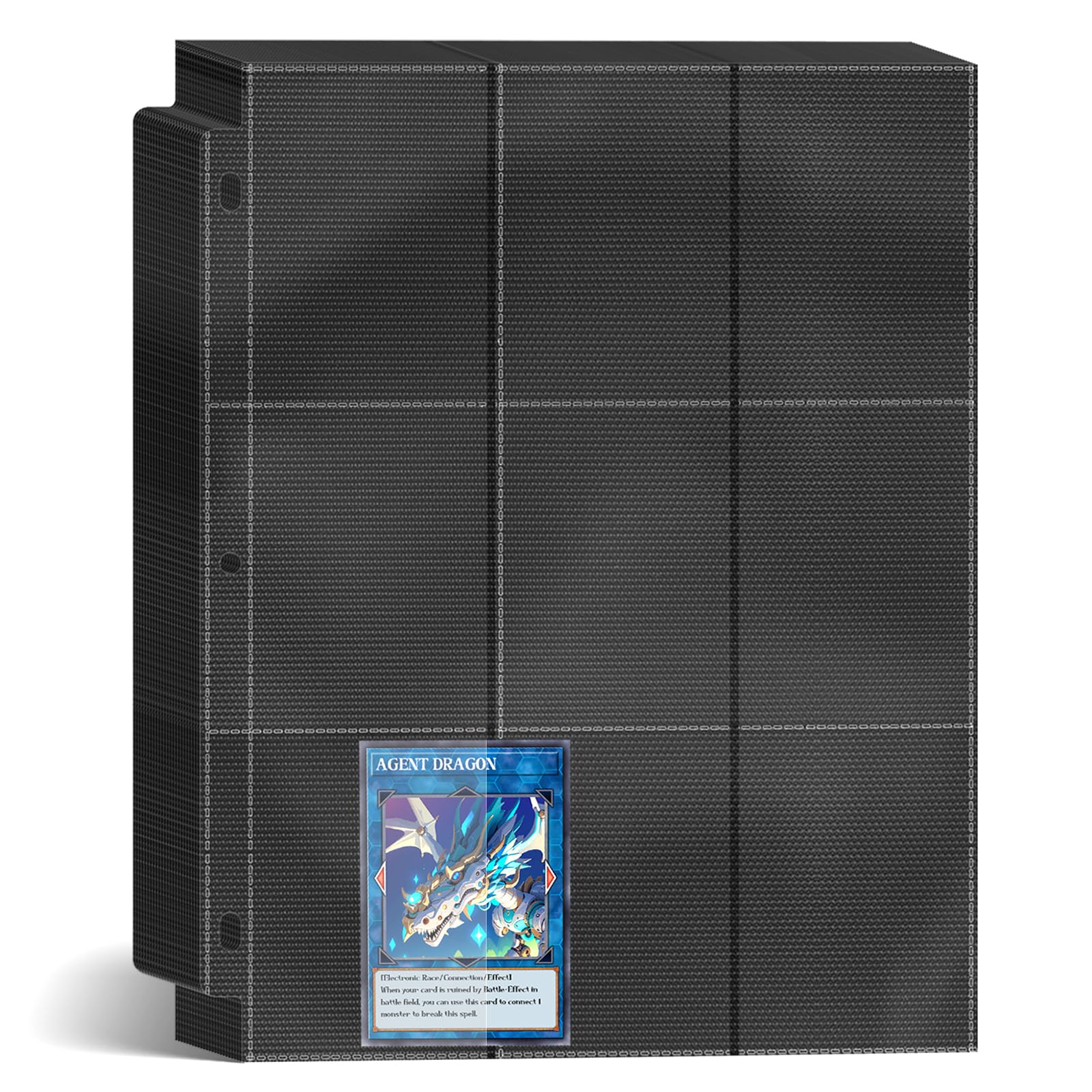 450 Pockets Trading Baseball Card Sleeves Binder, 25 Pages Double-Sided Protector Sports Card Binder Fit for MTG YU-GI-OH Cards, Football Cards, Game