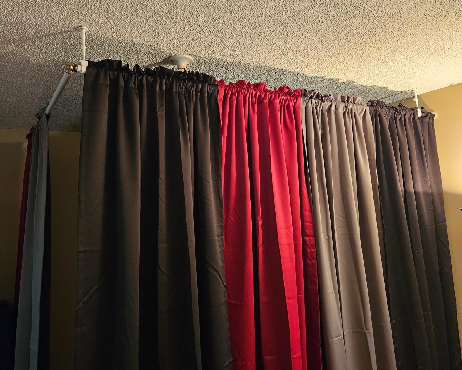 12/mo Finance Room/Dividers/Now 108in168in Hanging Curtain Rod With