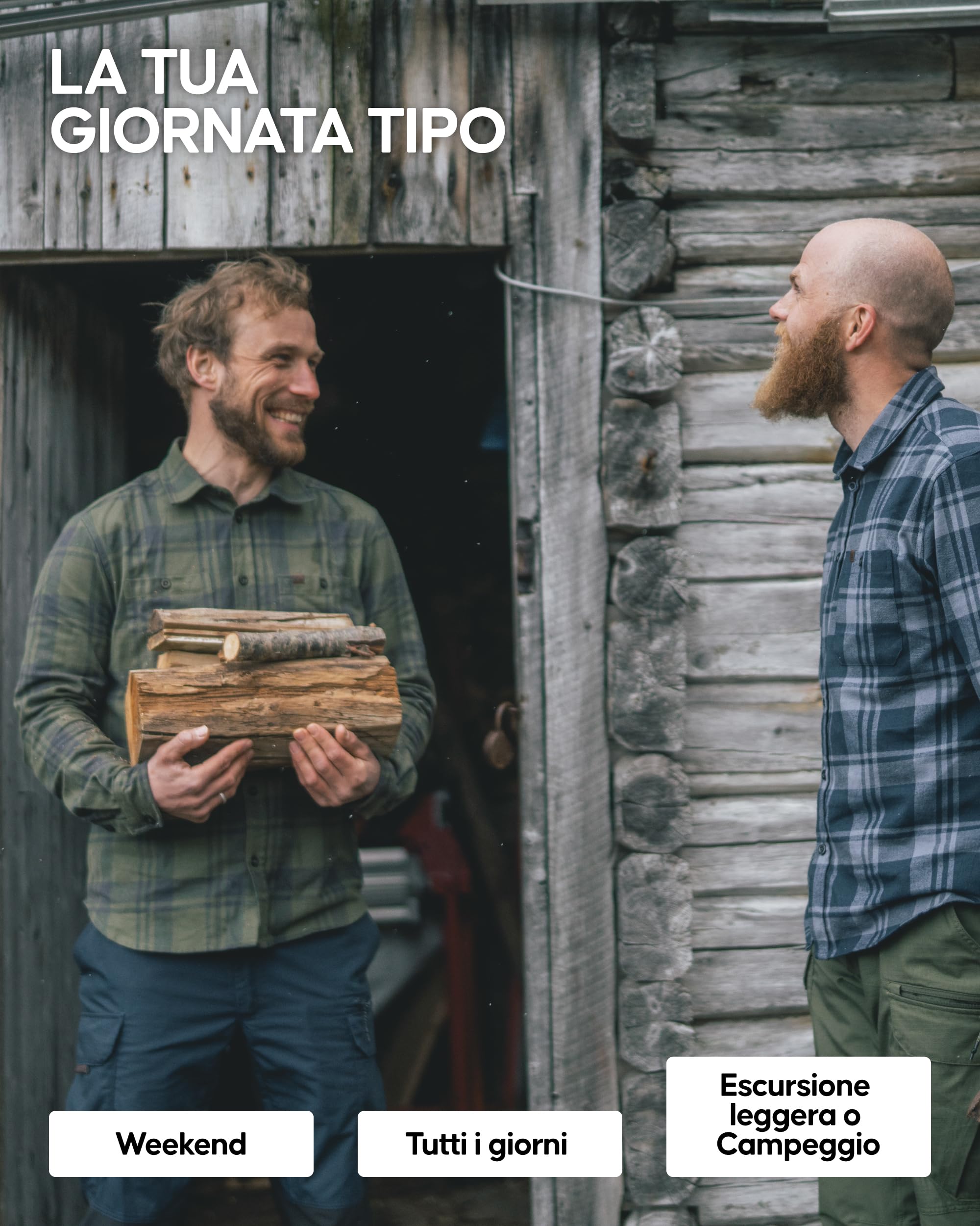 DANISH ENDURANCE Camicia Flanella Uomo, Cotone Biologico, Stile Casual | Camicia in flanella, cotone biologico morbido e resistente con vestibilità comoda, per uso quotidiano e attività all'aperto