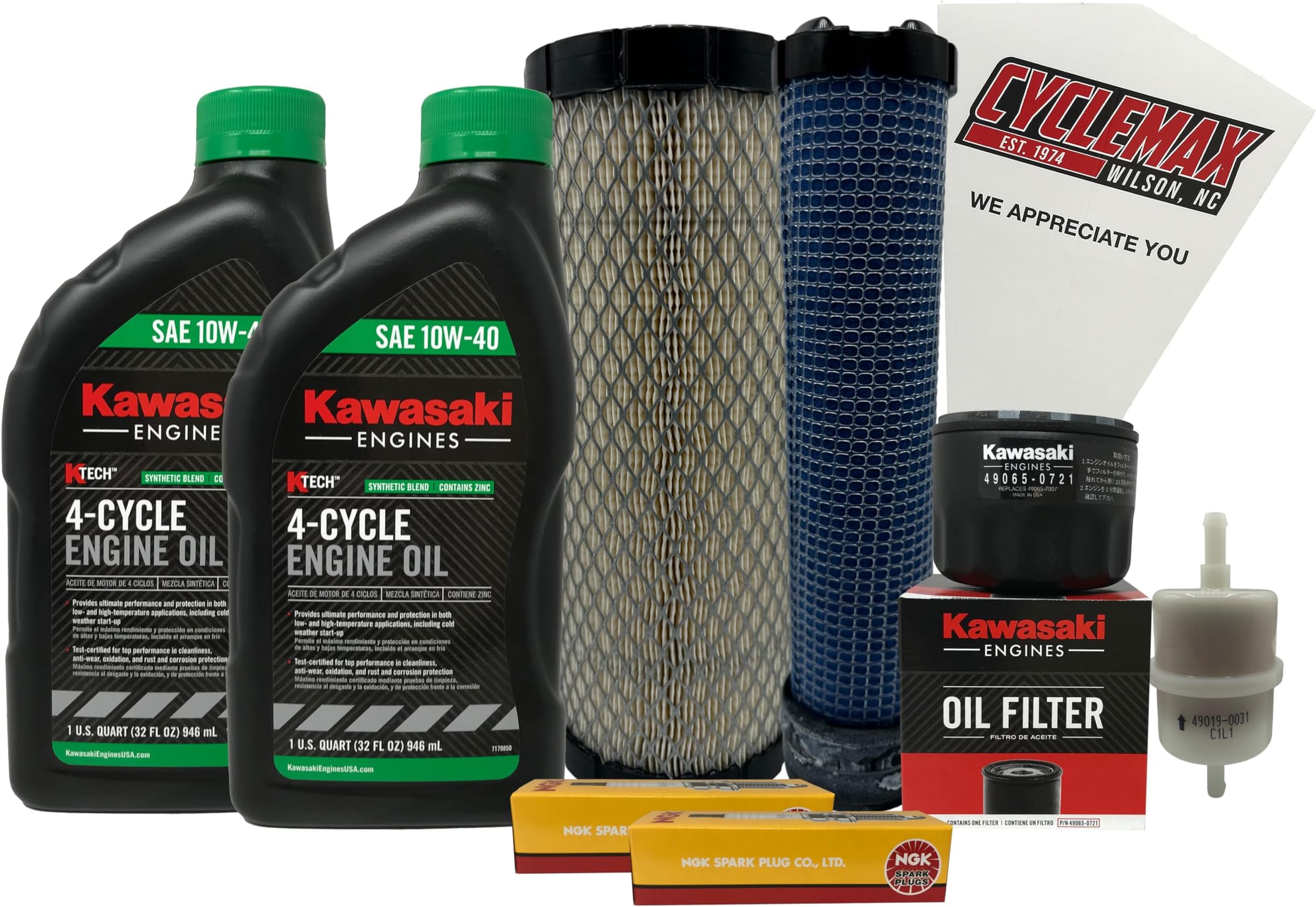 Cyclemax Tune Up Kit fits Kawasaki FX730V FX691V FX651V M 999696409 999696527