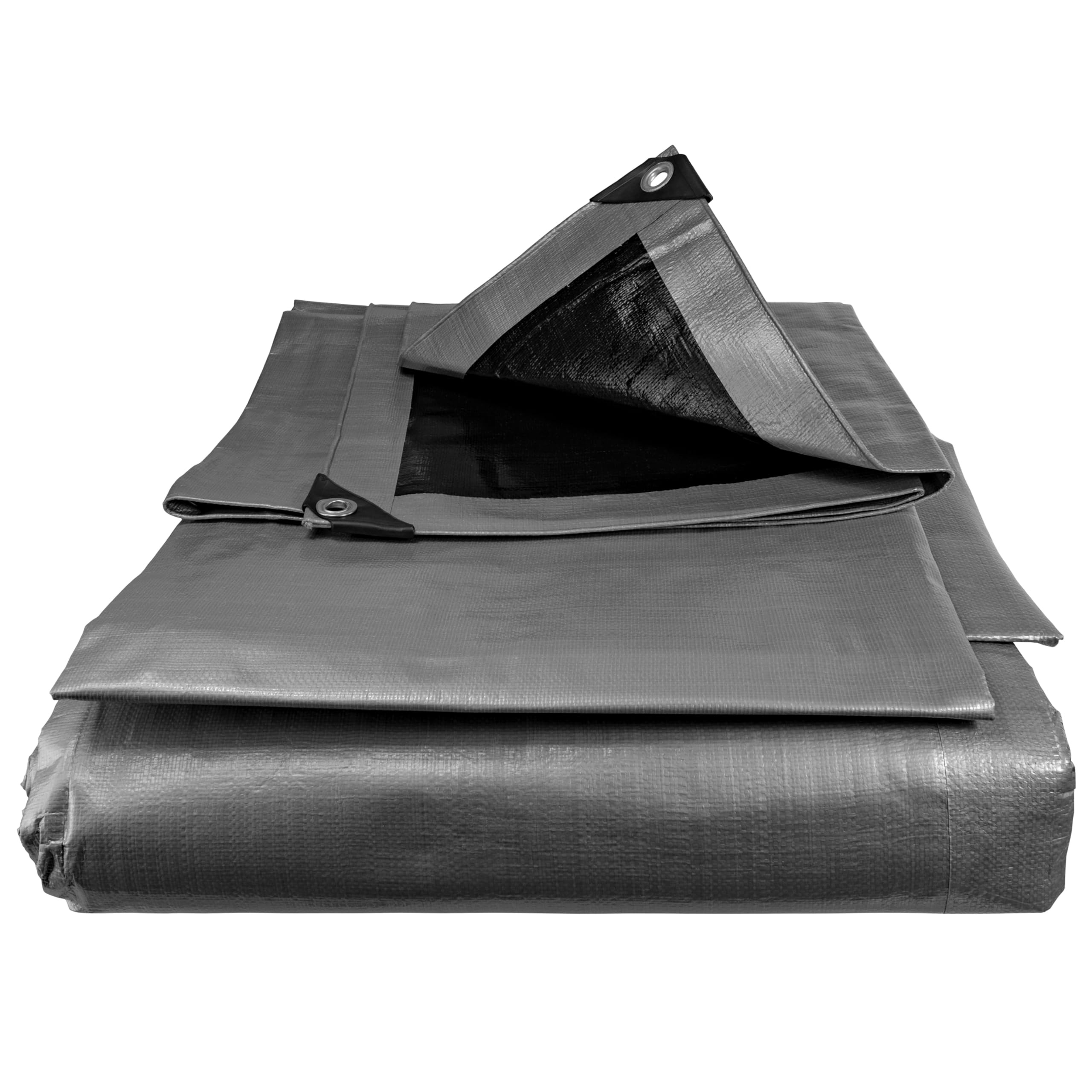 Tough heavy duty 260gsm waterproof tarpaulin/cover up tarp/garden dry storage sheeting,builders sheet,garden +camping (5m x8m)