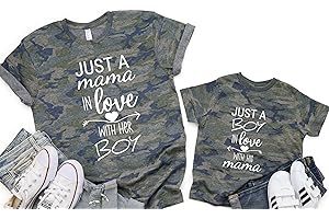 Mother-Son Camouflage Valentine's Day Matching Outfits: A Perfect Gift