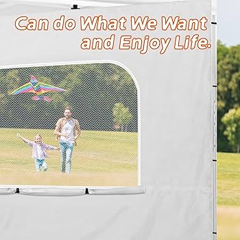 Amazon.com : Sunshade Sidewall with Mesh Window, Instant
