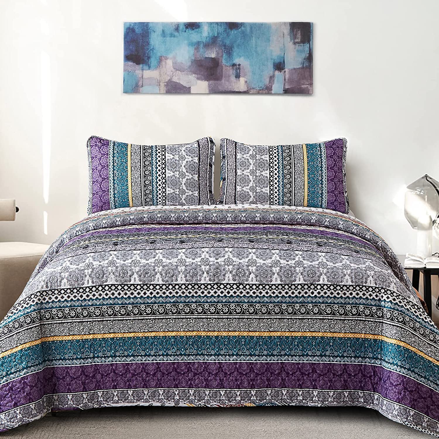 Parure de lit bohème grand format pour sublimer votre chambre à coucher