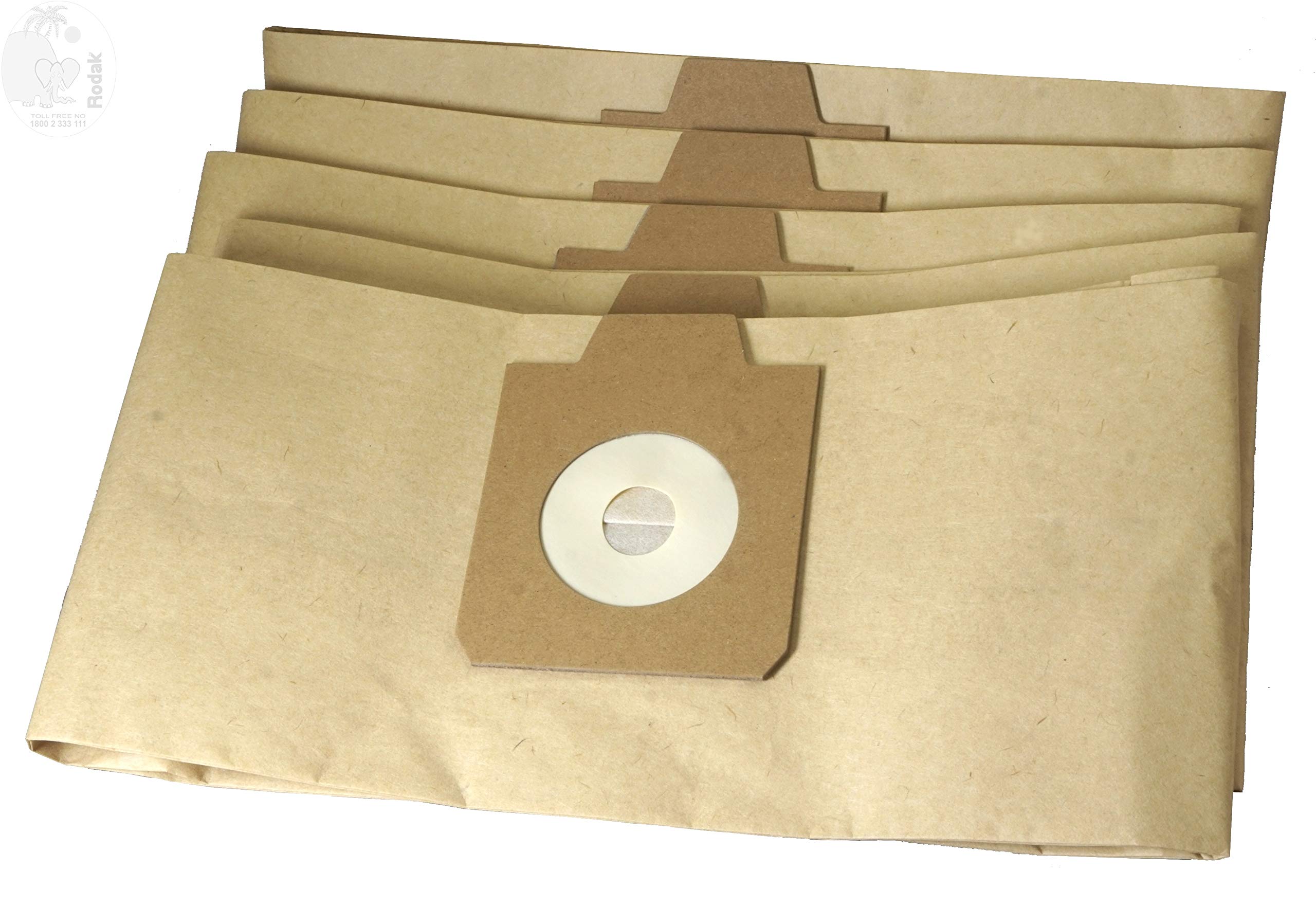 RODAK 5 Premium Replacement Paper Dust Bags, Compatible with Nlfisk, Made  Of Double Ply Filter, Tear Resistance. Imported : Amazon.in: Home & Kitchen