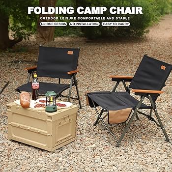 Amazon.com: FEIWOOD GEAR Folding Camping Chair, Lightweight