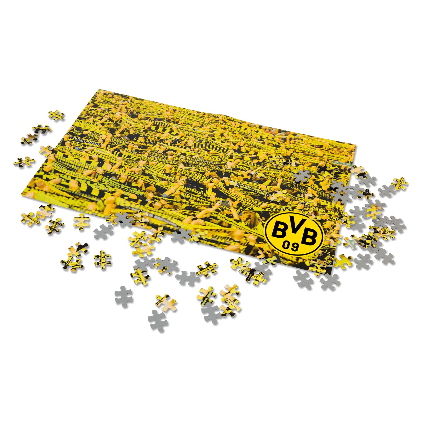 Borussia Dortmund Puzzle BVB 1000 Pezzi, Gioventù Unisex, Nero/Giallo, 72x45cm