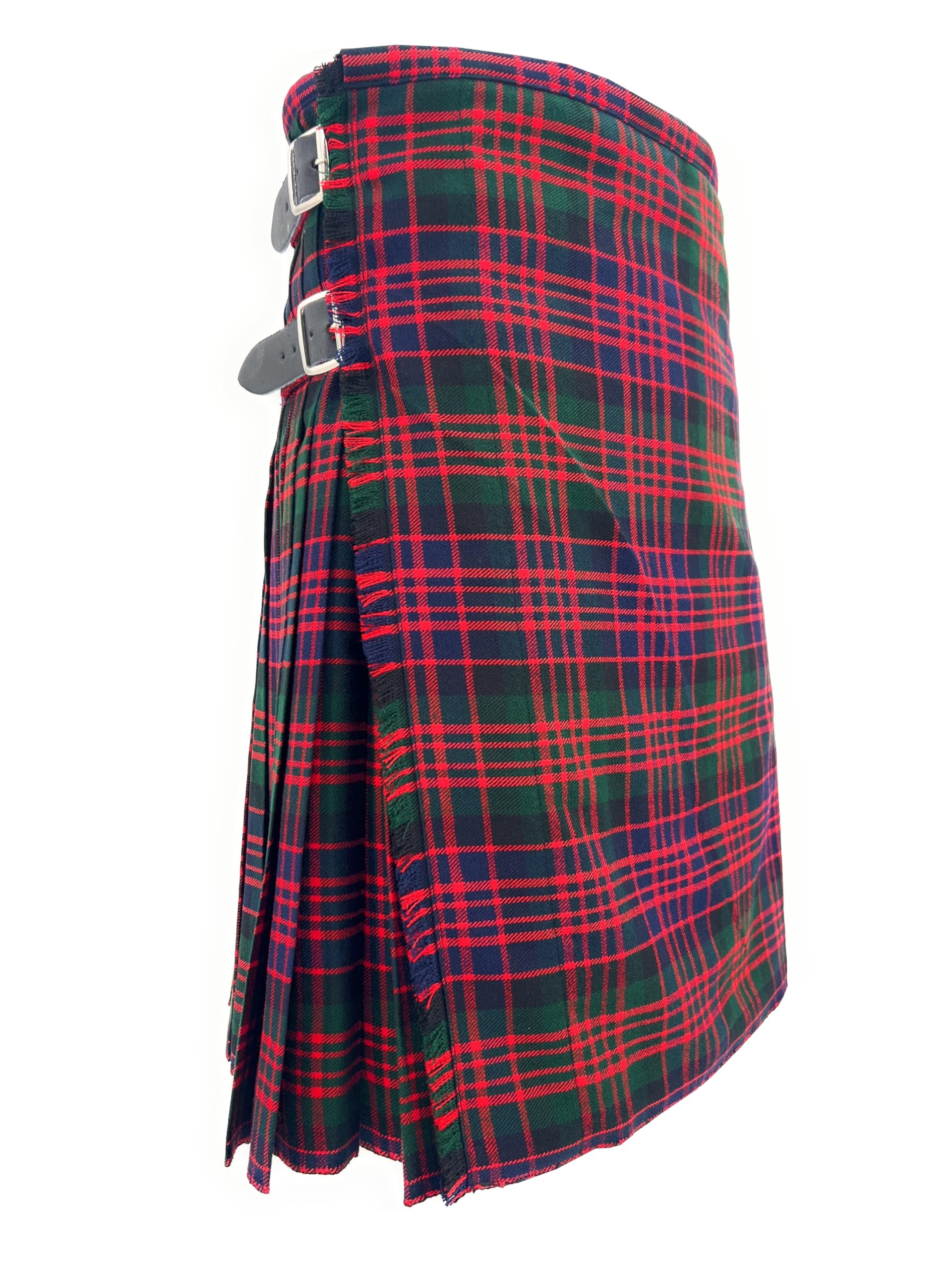 Tartan Tweeds Men's 8 Yard Wool Blend Kilt, 12oz Weight, Extra Deep Pleats, Standard Fit (UK, Waist, 32, Regular, Regular, Macdonald) โ image 1