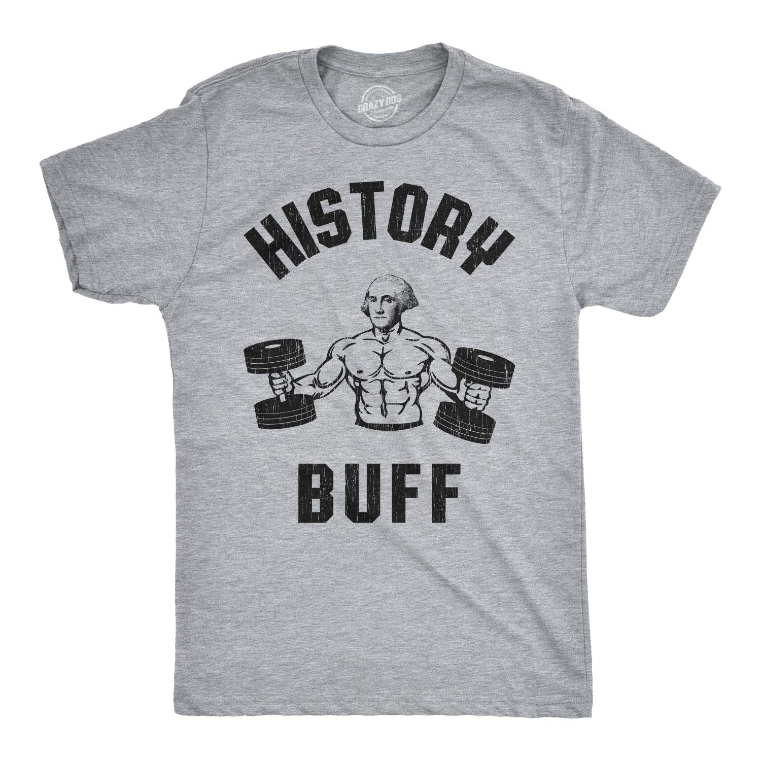 APSRA TRENDZMens History Buff Tshirt Funny George Washington 4th of July Tee