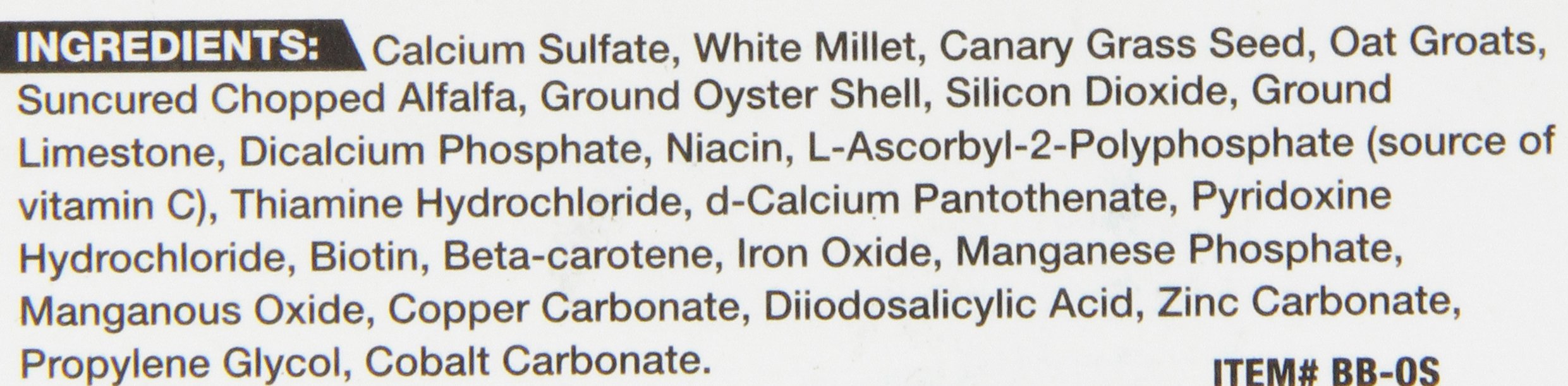Zoo Med Bloc de Minéraux Banquet pour Oiseau Taille S 28 g
