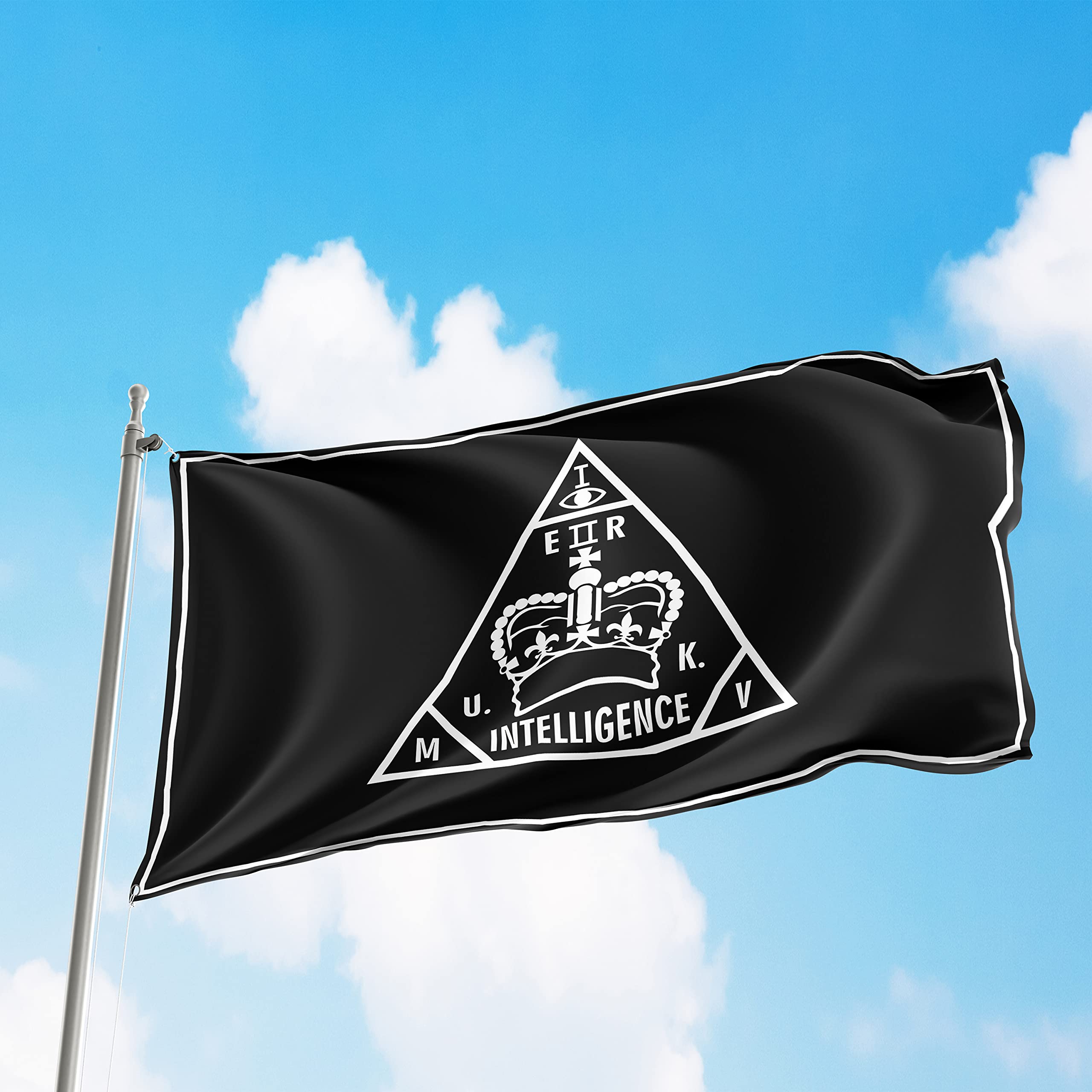 Apedes - Bandera de seguridad MI5 (3 x 5 pies)