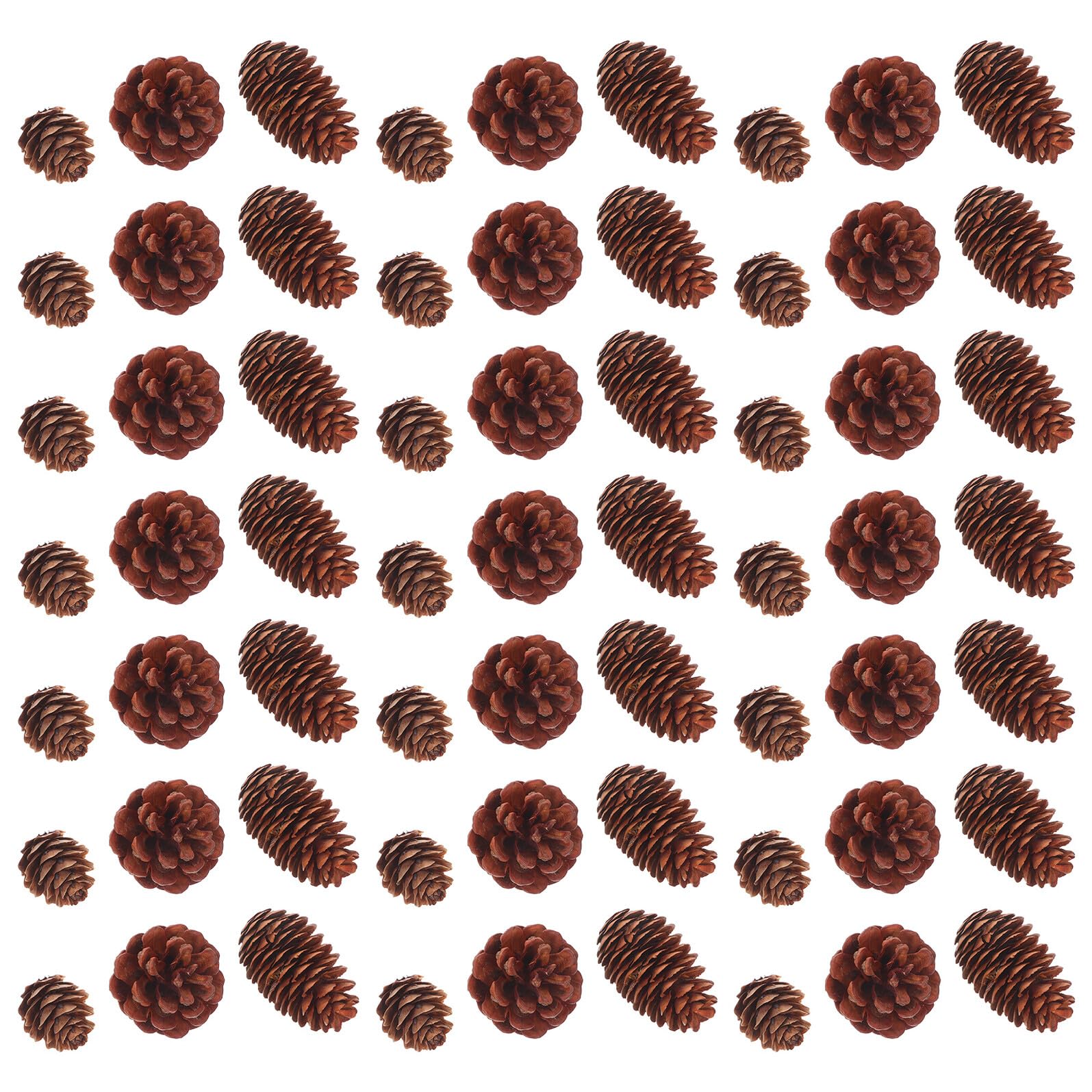 120 Piezas Mini Piñas para Manualidades Conos Naturales Secos Reutilizables Decoraciones Navideñas para Adornos Coronas y Bodas Pequeño para Proyectos Detallados