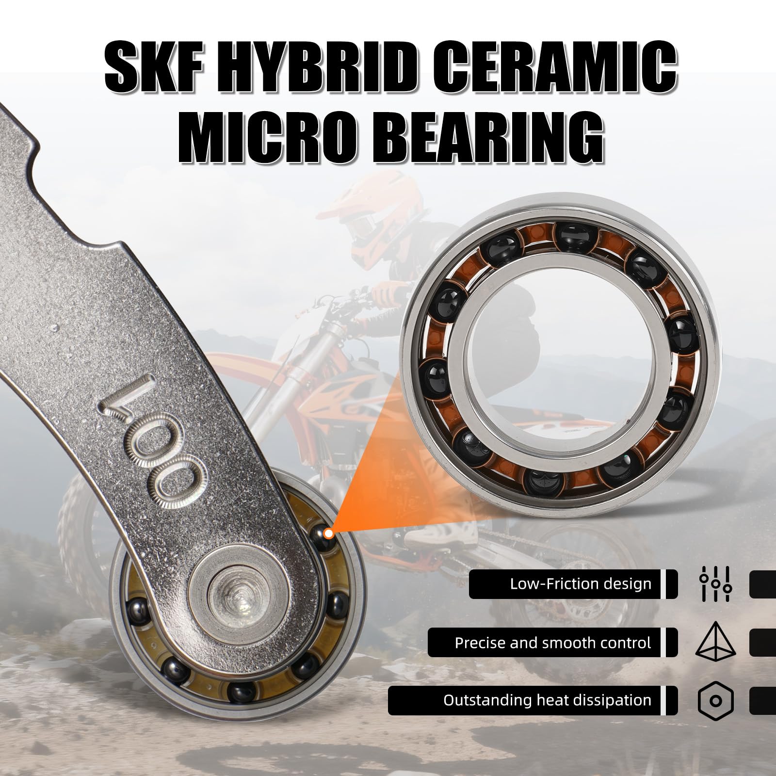 NICECNC Hochleistungs-Schaltsatz, kompatibel mit KTM 690 Enduro/R 2008–2025, 690 Duke/R 2008–2018, kompatibel mit Husqvarna 701 Enduro/Supermoto 2016–2025, Siehe Ausstattung