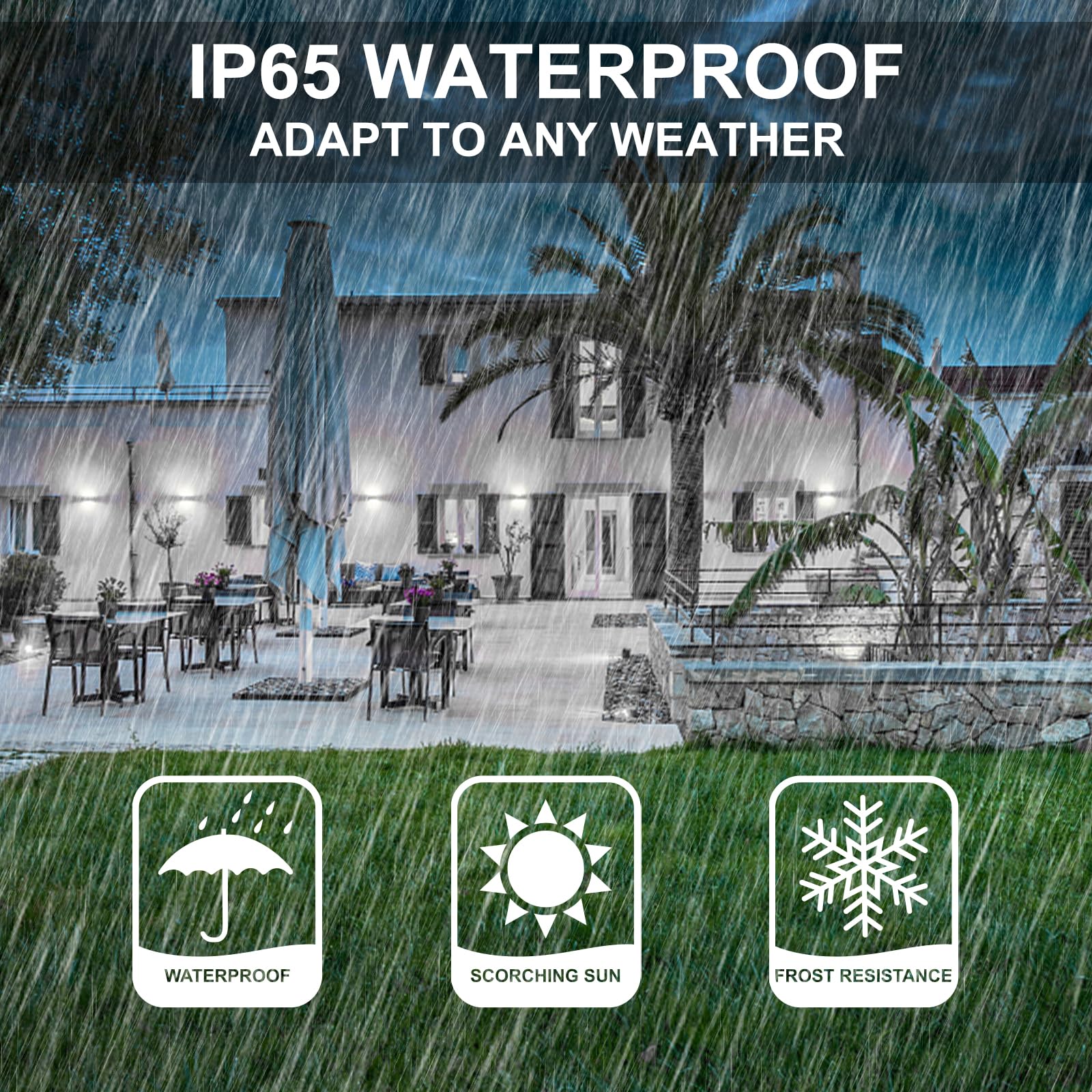 2 Pezzi Lampada da Parete 12W Bianco Freddo LED, Impermeabile in Stile Moderno, Adatto per Esterno, Bagno, Balcone, Scala, Soggiorno