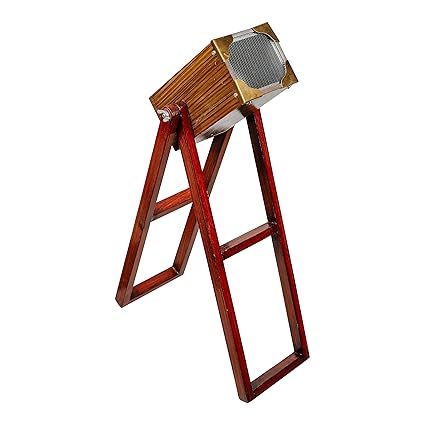 Lexton Rustic Radiance Series Spot Light Design Floor Lamp with Brown Base | for Living Room Decoration, Home Decoration, Bedside, Gifting Purpose (Beign Shade, Pack of 1)(Blub Not Included)