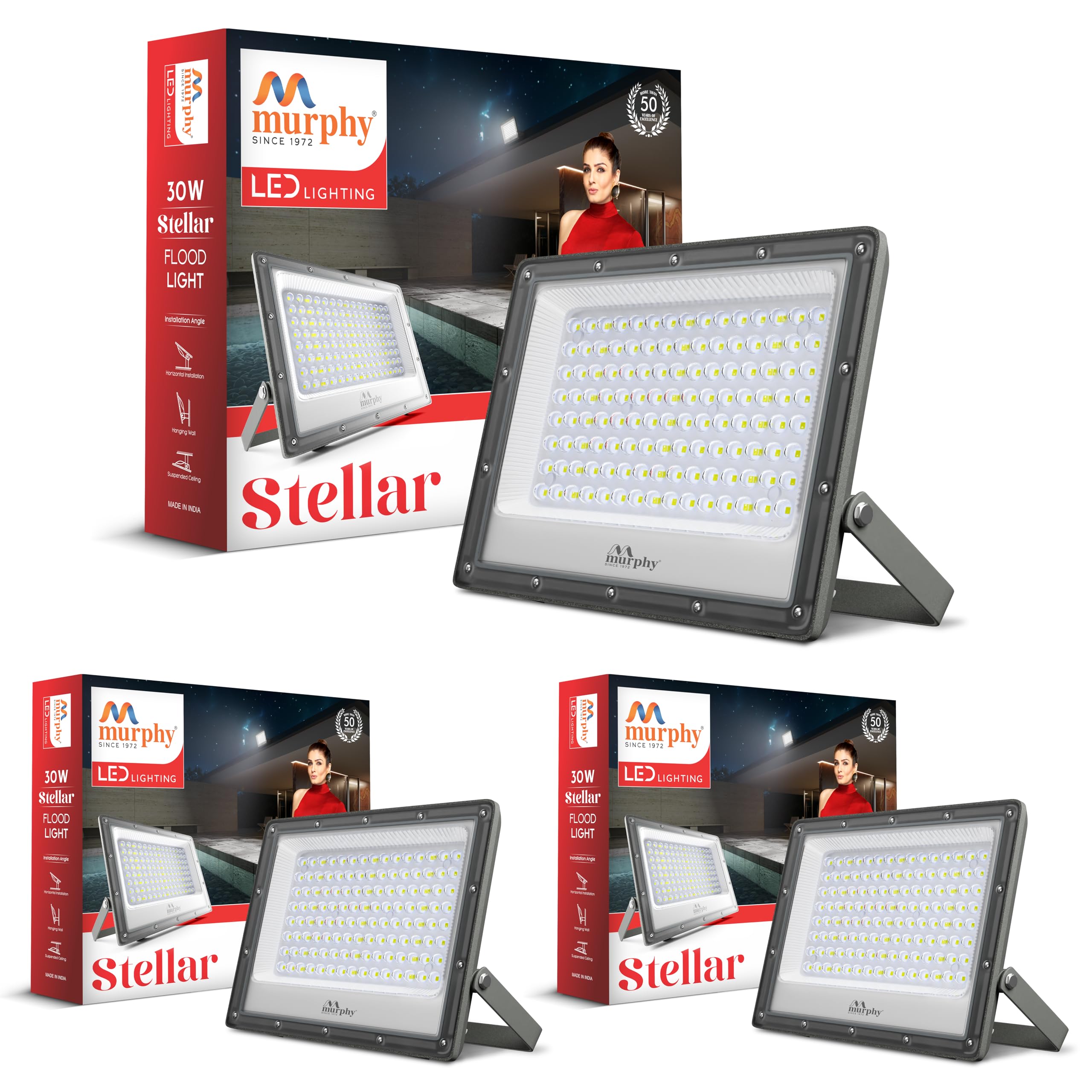 Murphy Stellar LED Flood Light - 200W, Waterproof -10