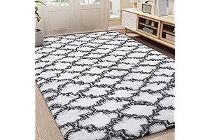 LOCHAS Plush Shag Area Rug: Epitome of Comfort and Style