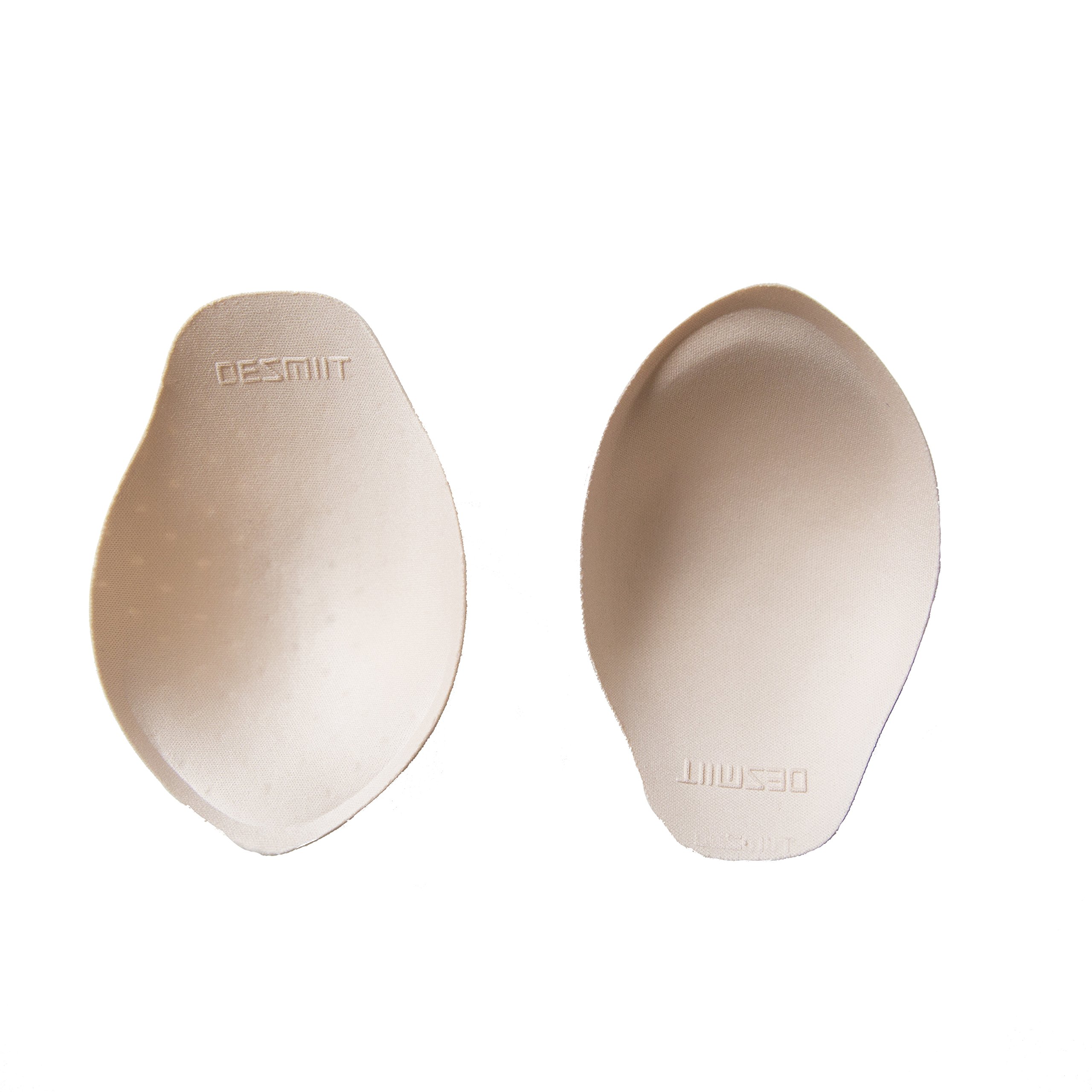 GOGOHOT Men's Sponge cup active swimwear Supporter Inner (Free size (Cup only), 1pc beige&1pc airhole beige)