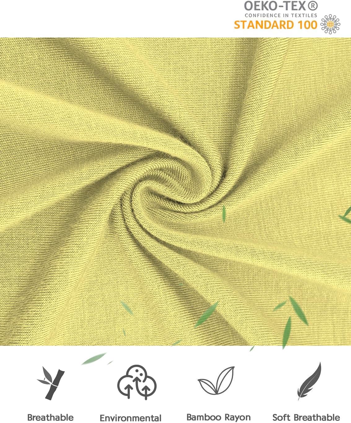 Jimonda Baby Romper Boys Girls Bamboo Pajamas 2-Way Zipper Footless Unisex Long Sleeve Sleepers Sleep and Play 0-24 Months - Image 2