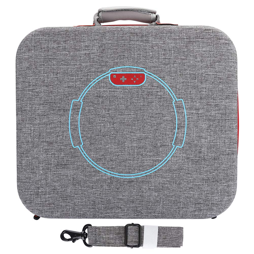 Ejoyous Borsa a Tracolla Portatile per Macchina da Gioco EVA, Borsa Multifunzione per Macchina da Gioco per Host e Base per Anello Fitness, Tracolla, Protezione Antigraffio per i Viaggi