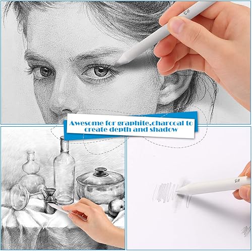 Miniatura 7 de 22 paquetes de herramientas de dibujo de bocetos con 75 lápices de dibujo, juego de lápices de dibujo que contiene lápices de bocetos, lápices de