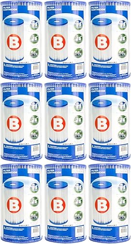 Miniatura 14 de Intex 29005E - Cartucho de bomba de filtro de material Dacron de repuesto para piscina tipo B (6 unidades)