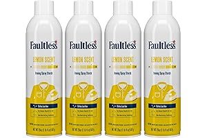 Faultless Premium Luxe Finish Spray Starch - Pack of 4