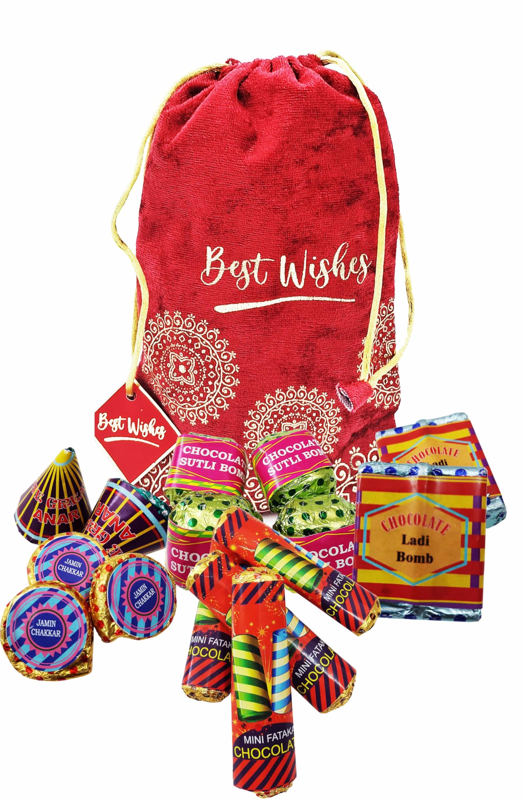 Buy Diwali Crackers Chocolate Gift Item,Fireworks,Bomb,Firki,Annar Diwali Cracker Shape