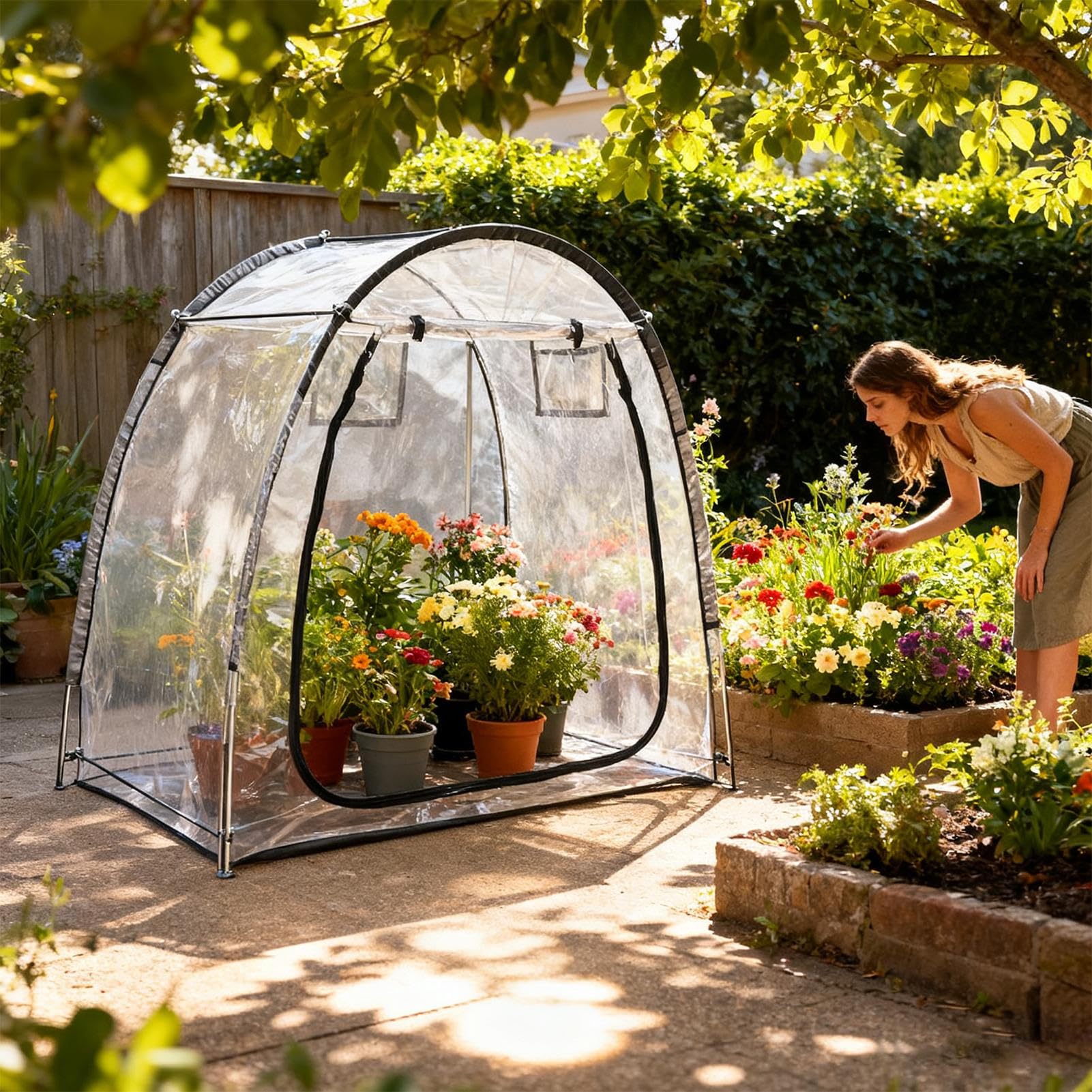 Antiheladas para Plantas Tienda Protectora Invernal Para Plantas | Tienda De Protección Contra Heladas Para Árboles Para Exterior Cerca Paisaje Granja Bosque Patio Invernadero Cama Elevada
