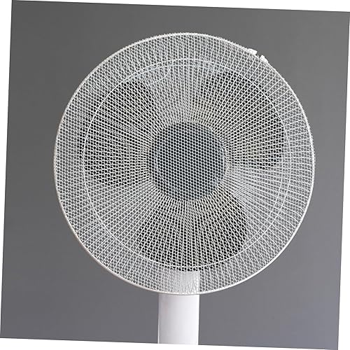 Miniatura 5 de Veemoon Cubierta de ventilador de red de seguridad para niños, protector de dedo para niños, protector de ventilador de verano, fácil de instalar