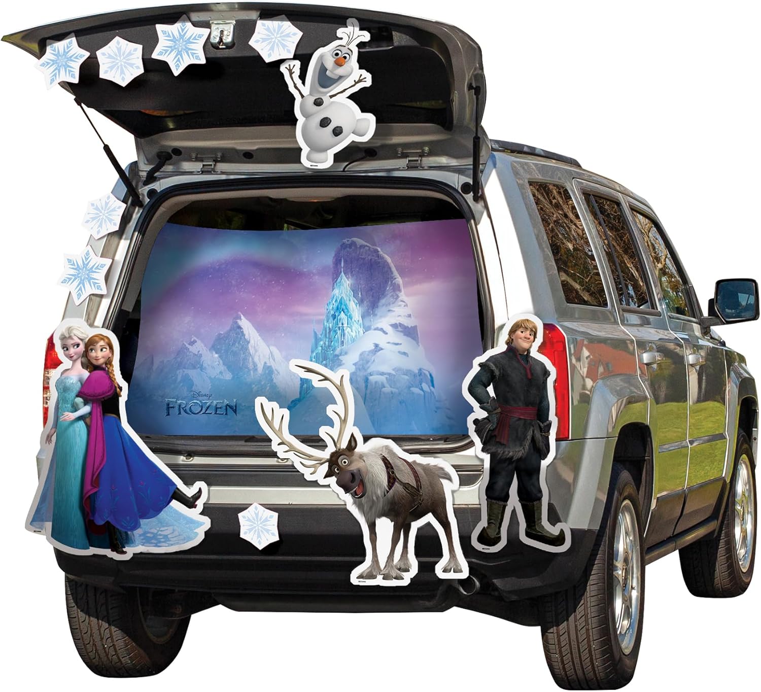 Disney Frozen Treat Your Trunk Kit, Official Disney Trunk or Treat Car Decoration Set