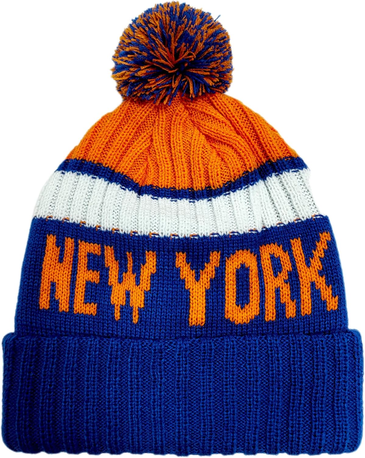 Baseball Team City Beanie, Cuffed Knit Soft Headwear for Women Men Youth, Sports Stylish Winter Hat, Gift for Fans - Image 2